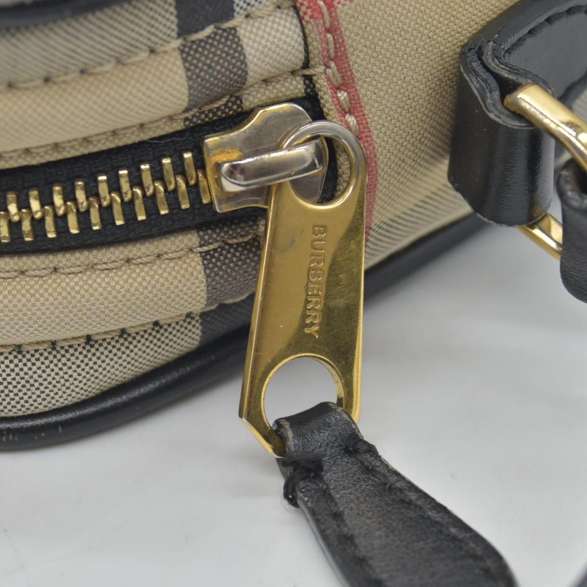 $960 Burberry Beige Vintage Check Fabric Paddy Crossbody Bag