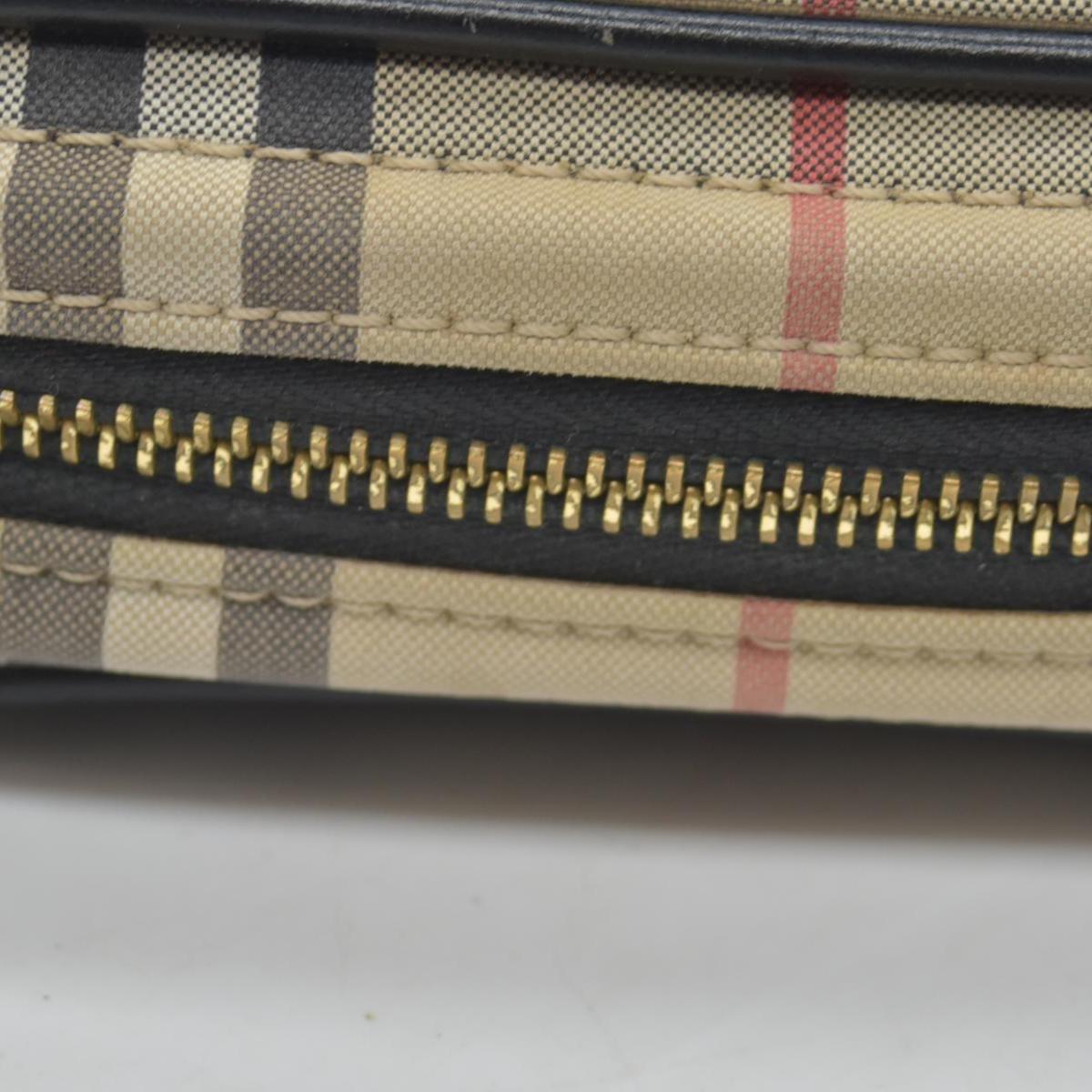 $960 Burberry Beige Vintage Check Fabric Paddy Crossbody Bag