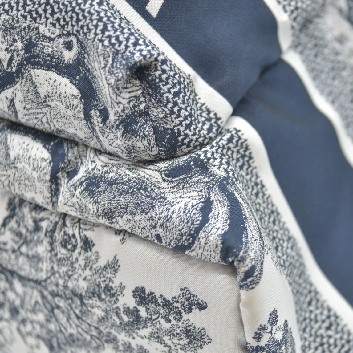 Christian Dior Nylon Technical Fabric Toile De Jouy Small Diortravel Backpack Blue