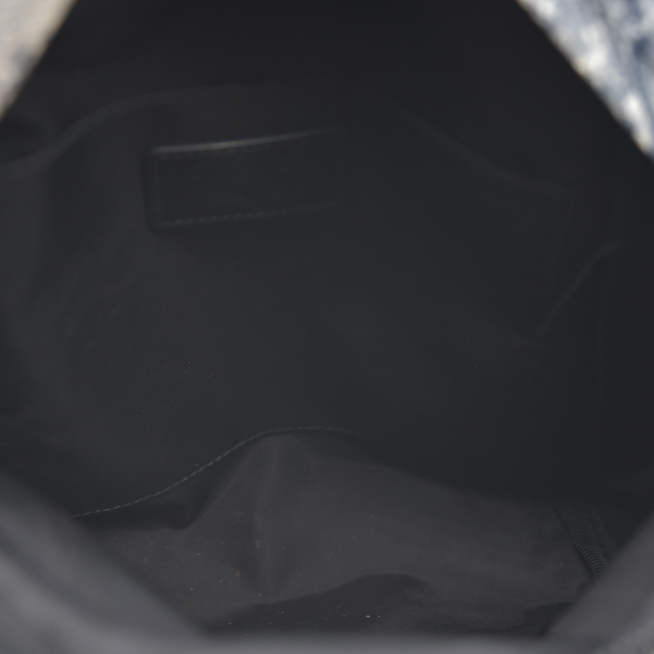 Christian Dior Nylon Technical Fabric Toile De Jouy Small Diortravel Backpack Blue