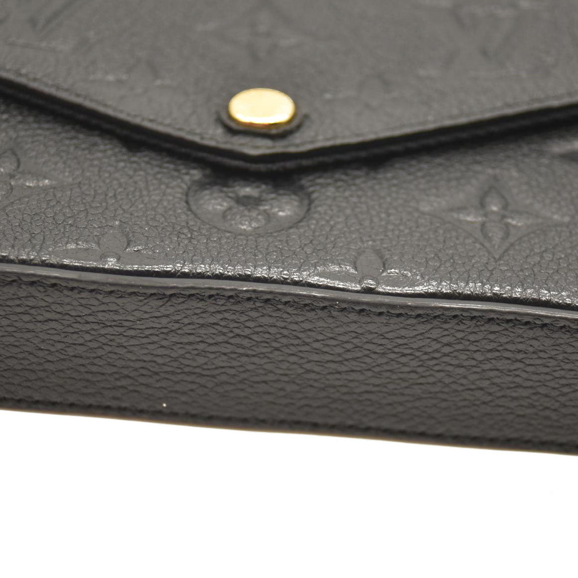 LOUIS VUITTON  Empreinte Pochette Felicie Chain Wallet Black