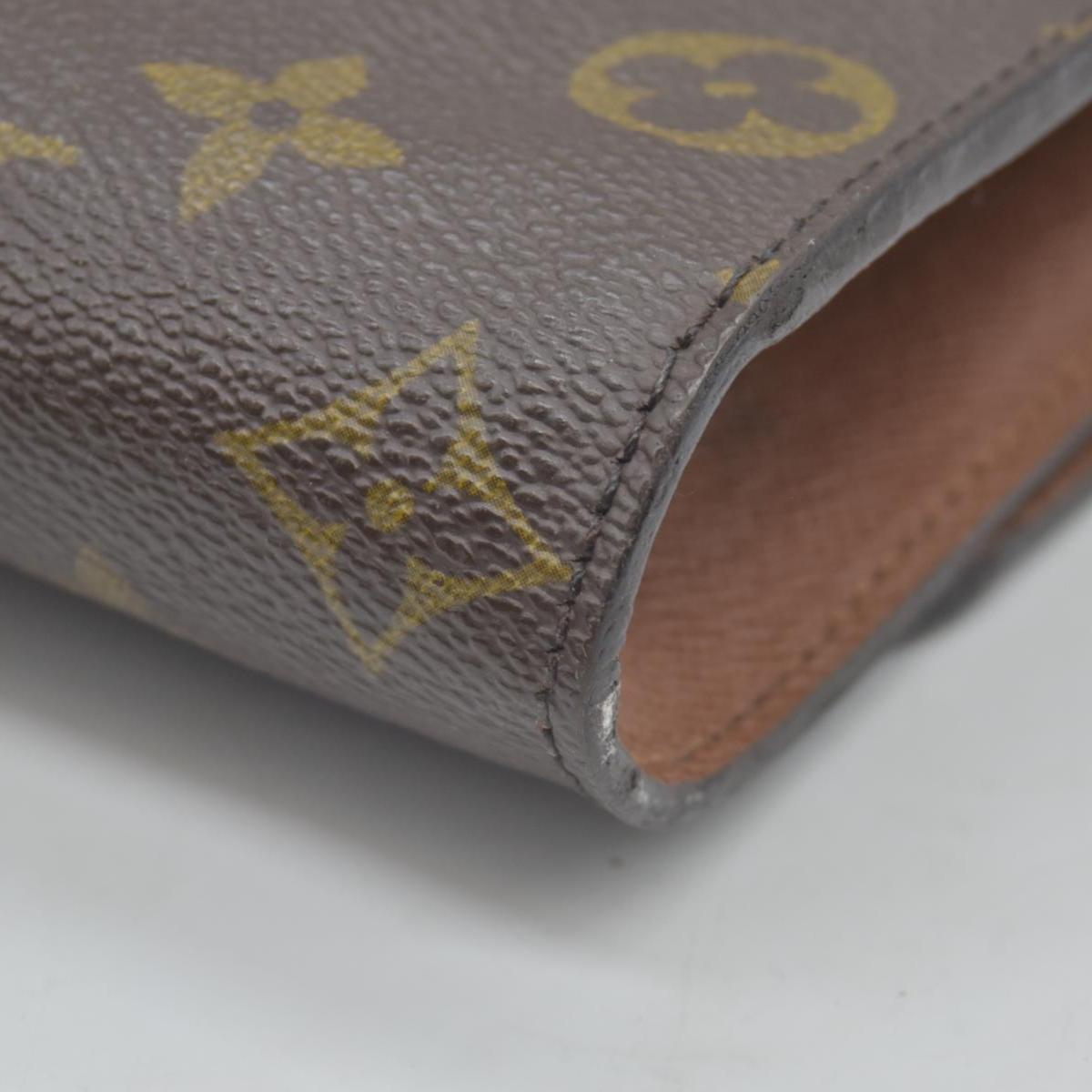 $795 2002 Louis Vuitton Monogram Pochette Bordeaux Clutch