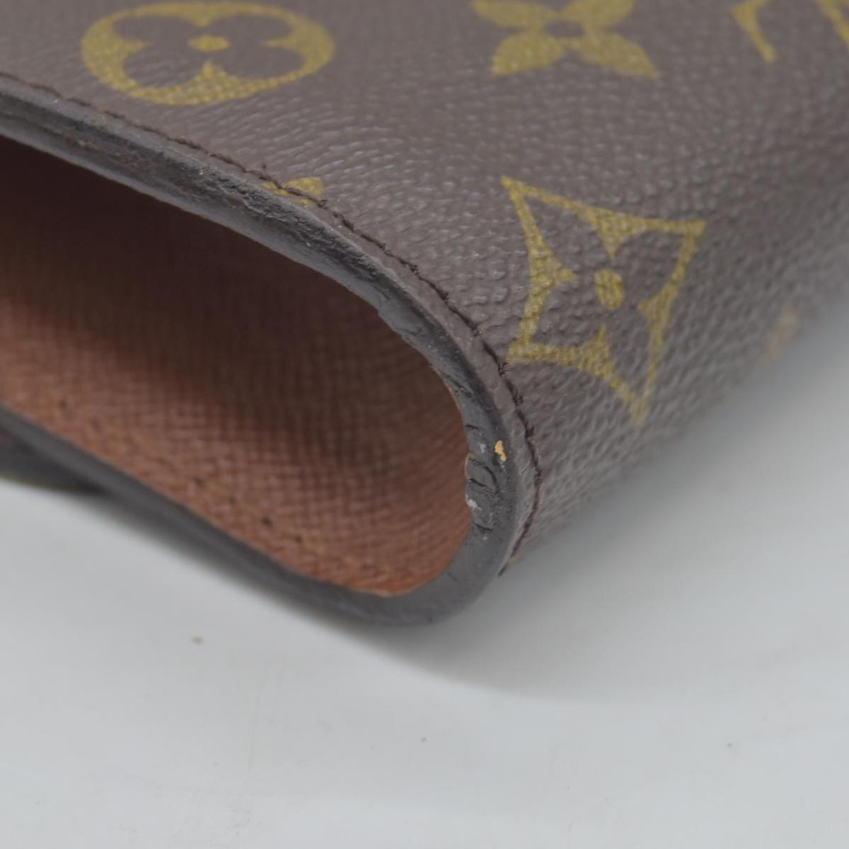 $795 2002 Louis Vuitton Monogram Pochette Bordeaux Clutch