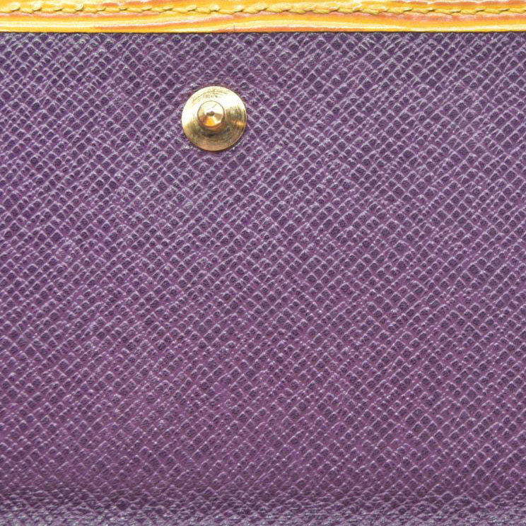 $695 1994 Louis Vuitton Epi Elise Trifold Wallet Yellow MI0934
