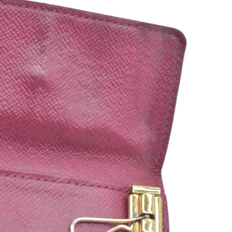 $345 LOUIS VUITTON Monogram Leather Multicles 6 Ring Key Case CT2154