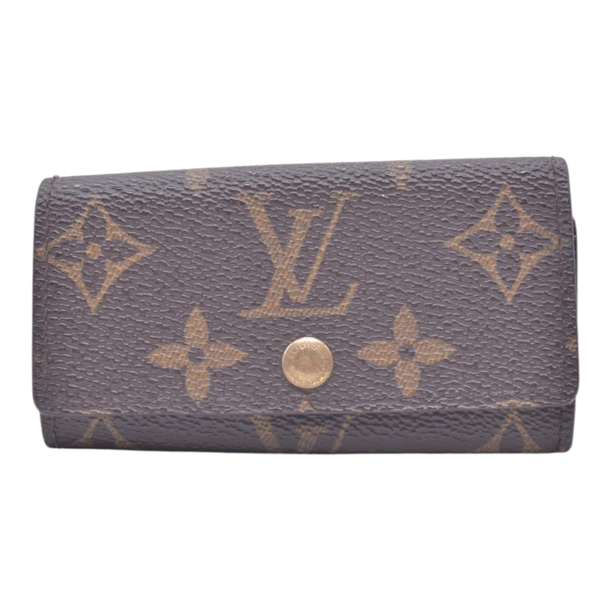$300 LOUIS VUITTON Monogram 4 Key Holder Multicles CONSIGNMENT 10021495