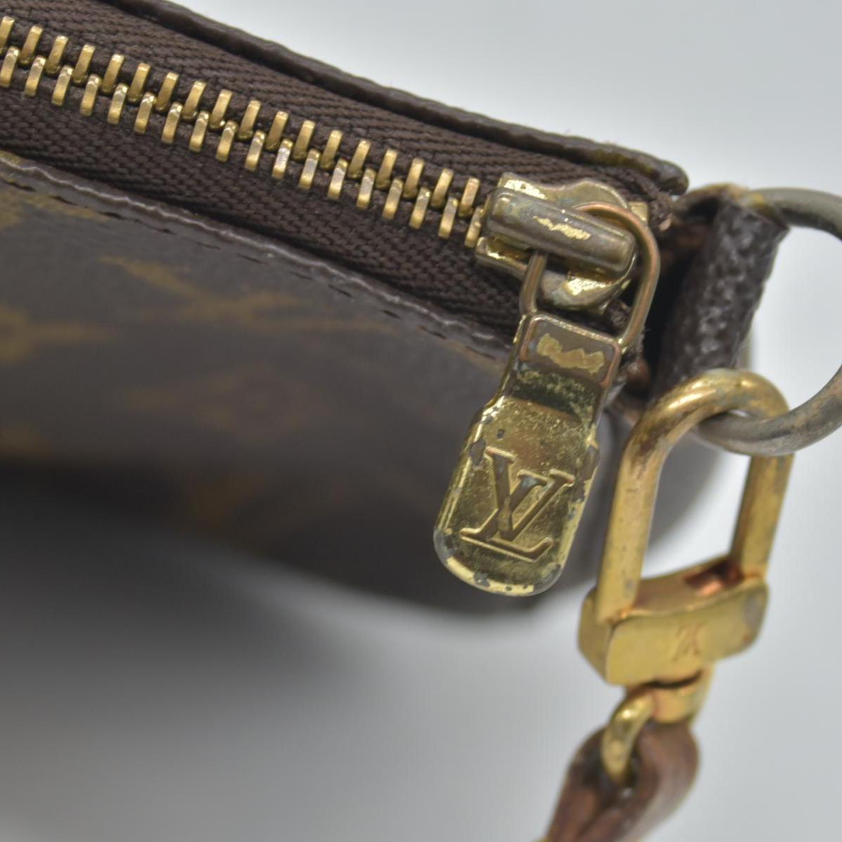 $1290 1999 Louis Vuitton Monogram Pochette Accessories Pouch Bag VI1909