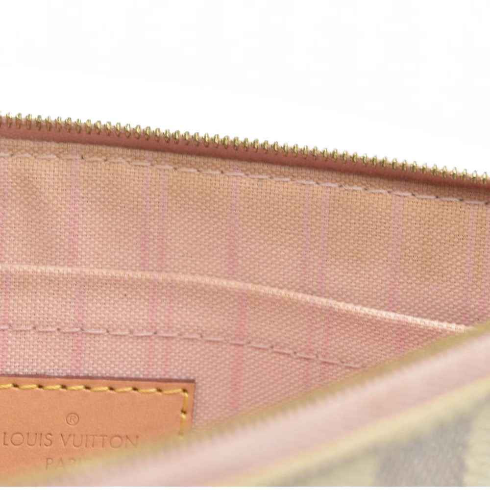 $2200 Louis Vuitton  Damier Azur Neverfull MM GM Pochette