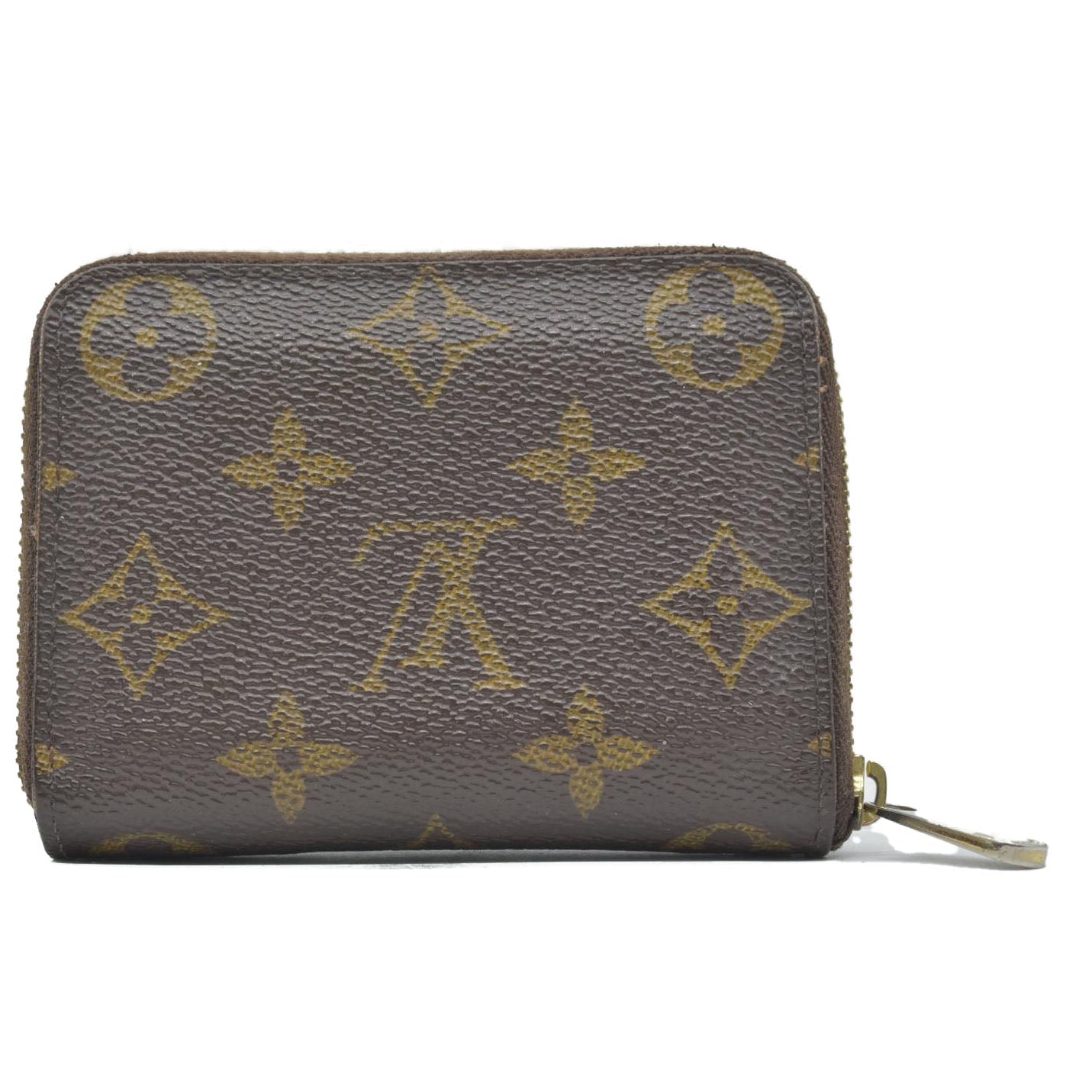 $550 2012 Louis Vuitton Monogram Zippy Coin Purse Wallet TS1152