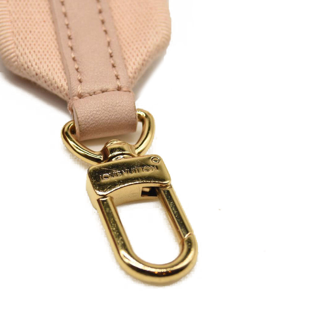 LOUIS VUITTON Lambskin Embossed Monogram Fall In Love Coussin PM Dragée Light Pink