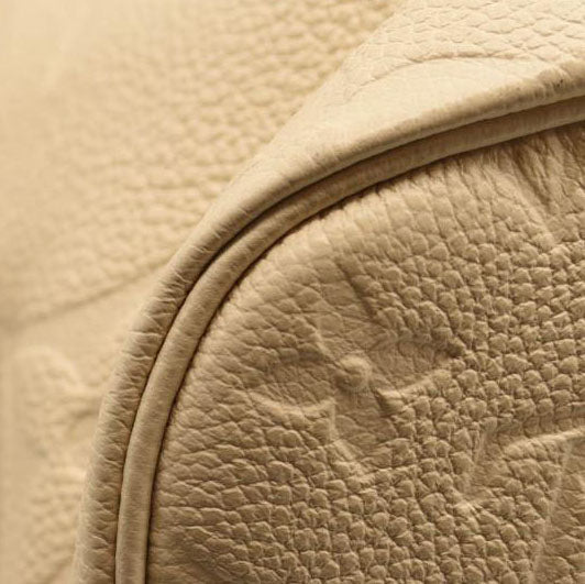 LOUIS VUITTON Empreinte Monogram Giant Neverfull MM Cream