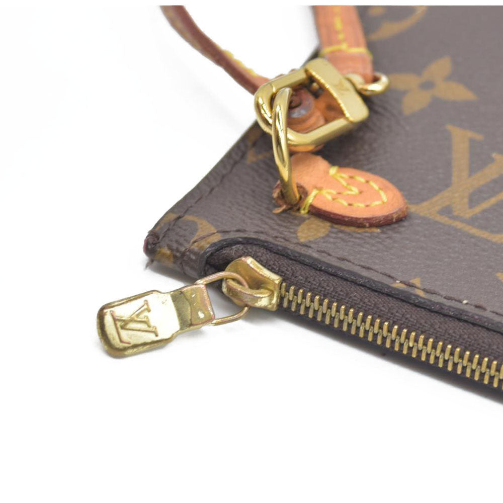 $2170 Louis Vuitton 2021 LV Monogram Neverfull MM Pochette