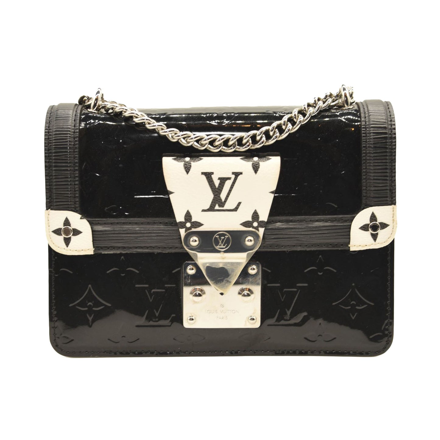 LOUIS VUITTON Vernis Epi Monogram Wynwood Black White