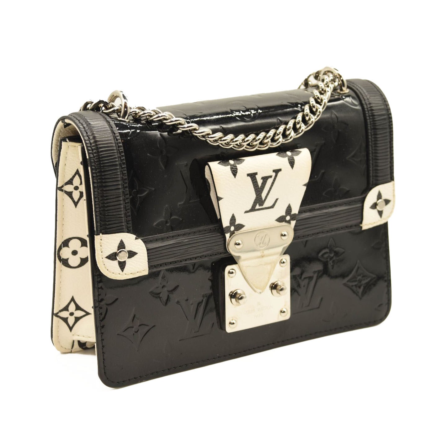 LOUIS VUITTON Vernis Epi Monogram Wynwood Black White