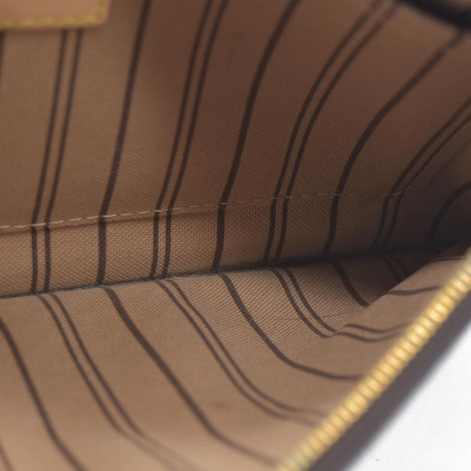 $2170 Louis Vuitton 2021 LV Monogram Neverfull MM Pochette