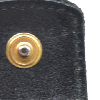$450 Salvatore Ferragamo Vara Leather Bifold Wallet Black