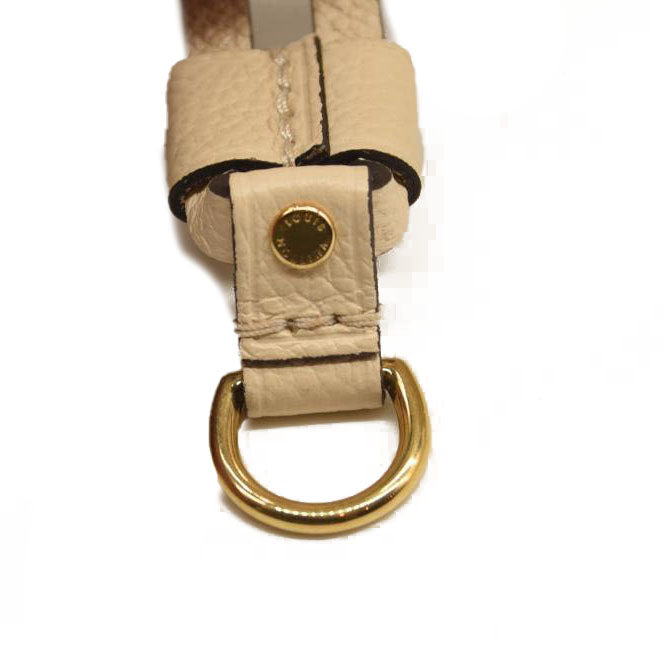 LOUIS VUITTON Empreinte Monogram Giant Neverfull MM Cream