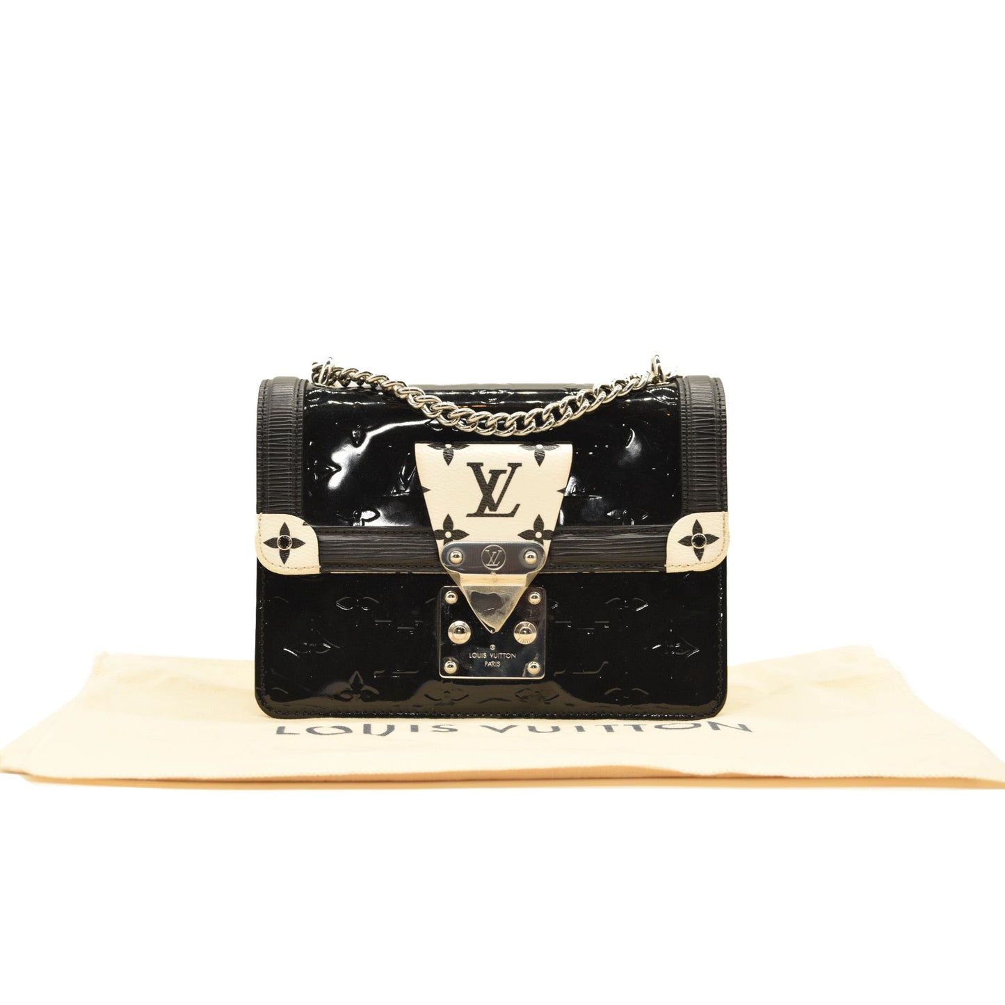 LOUIS VUITTON Vernis Epi Monogram Wynwood Black White