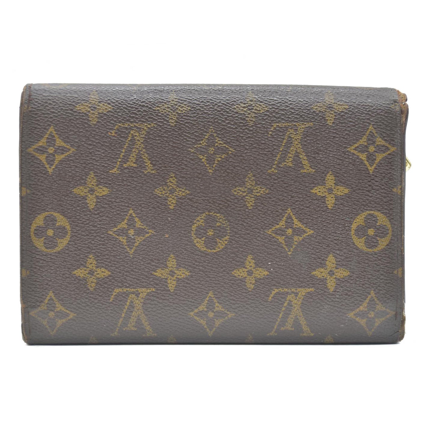 Louis Vuitton Monogram Pochette Passeport Trifold Wallet Brown CA0065
