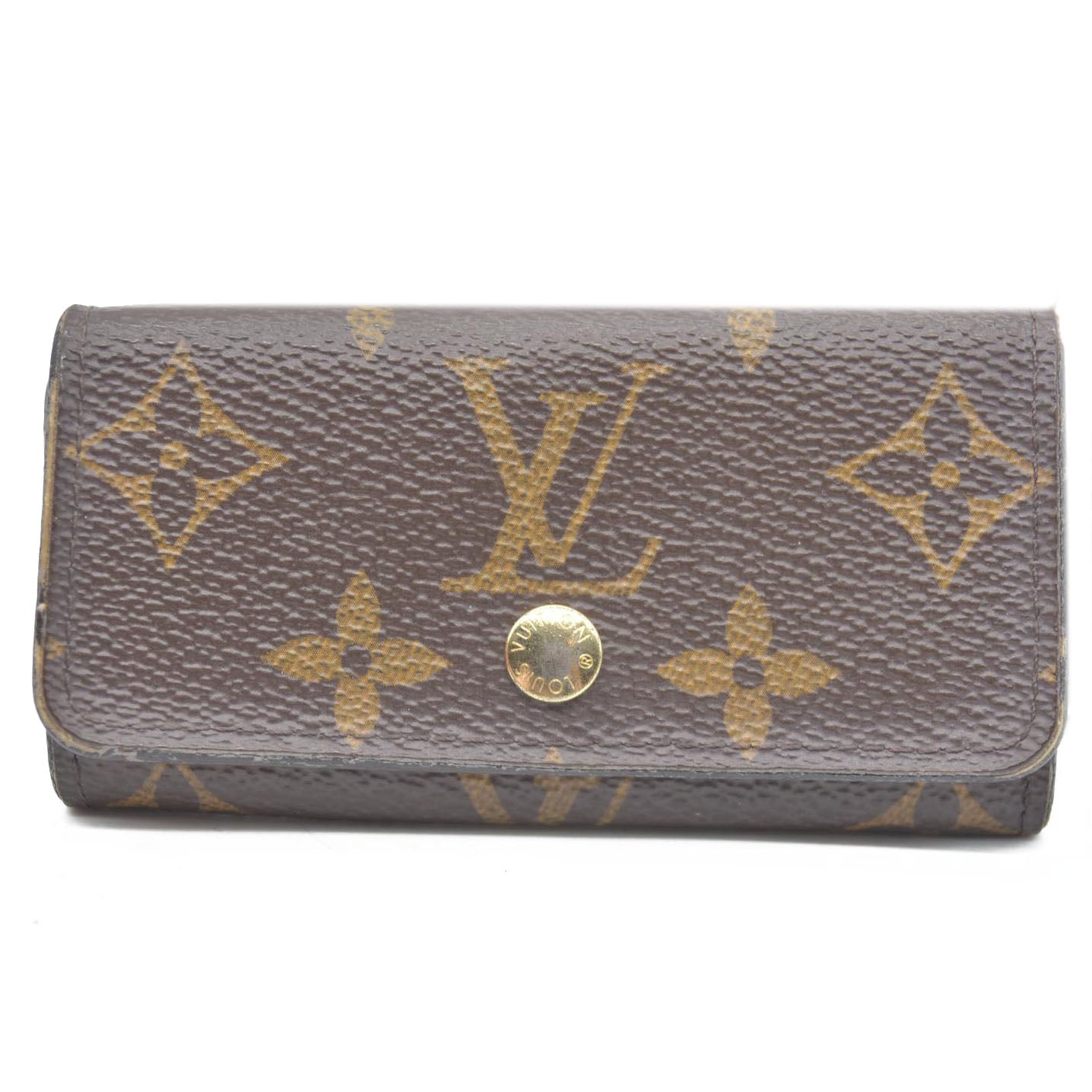 $345 Louis Vuitton Monogram Multicles 4 Ring Key Case CT2290