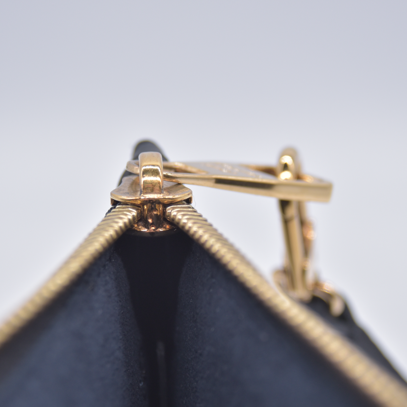 Louis Vuitton Black Empreinte Giant Neverfull Pouch RFID