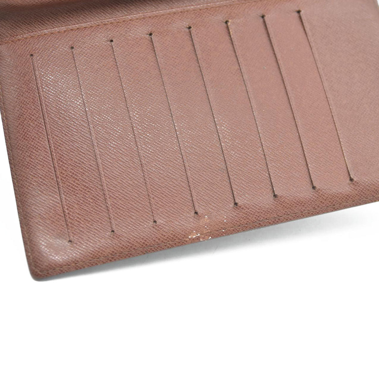 Louis Vuitton Monogram Pochette Passeport Trifold Wallet Brown CA0065