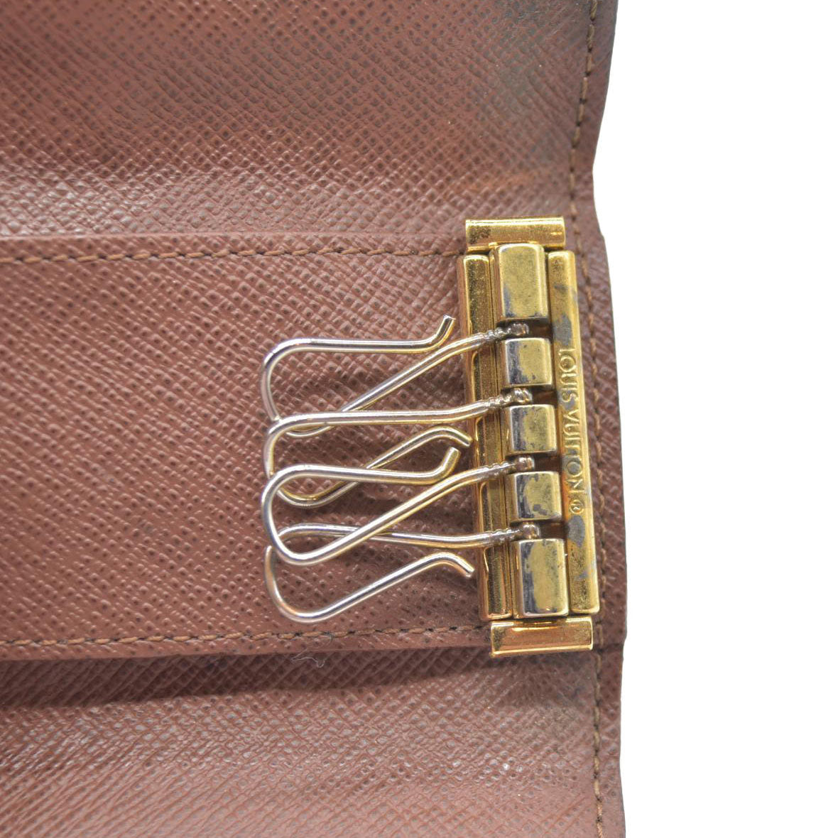 $345 Louis Vuitton Monogram Multicles 4 Ring Key Case CT2290