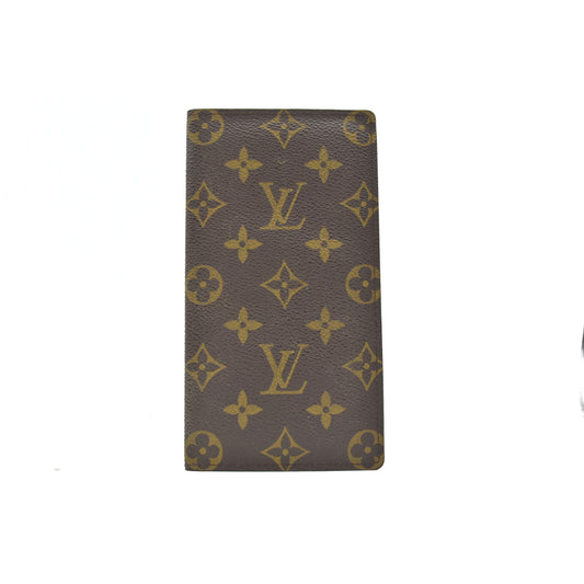 $745 1998 Louis Vuitton Monogram Porte Valeurs Cartes Credit Long Wallet CT1928