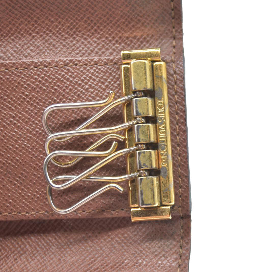 $345 Louis Vuitton Monogram Multicles 4 Ring Key Case CT2290