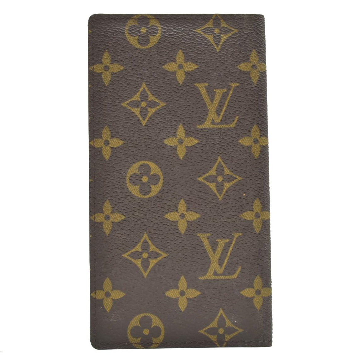 $745 1998 Louis Vuitton Monogram Porte Valeurs Cartes Credit Long Wallet CT1928
