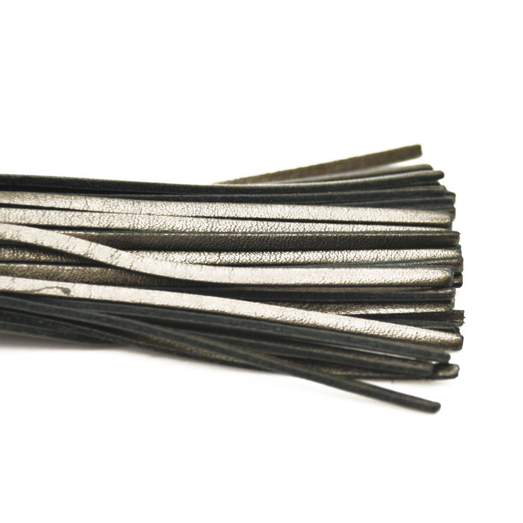 SAINT LAURENT Metallic Calfskin Matelasse Monogram Lou Camera Bag Silver