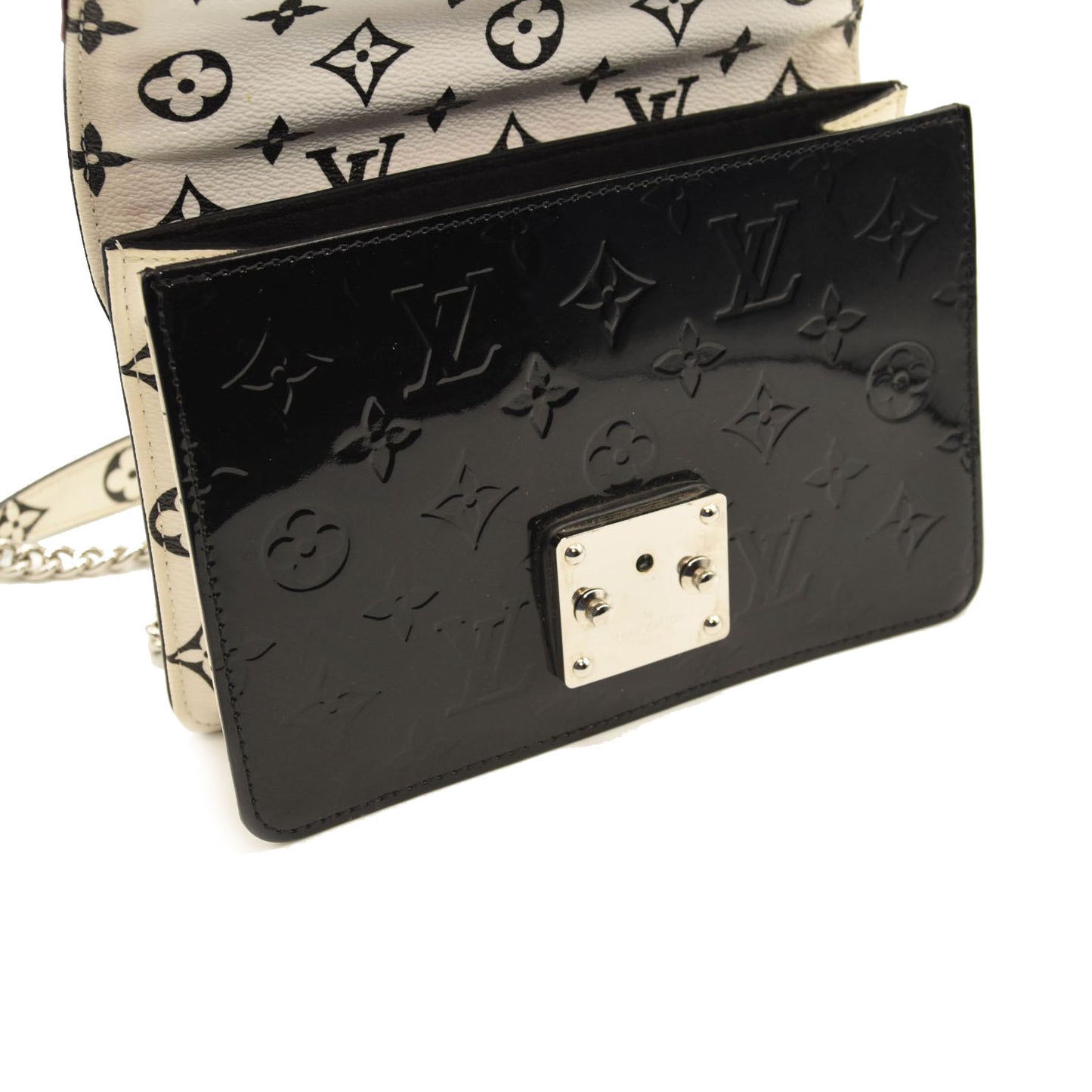 LOUIS VUITTON Vernis Epi Monogram Wynwood Black White