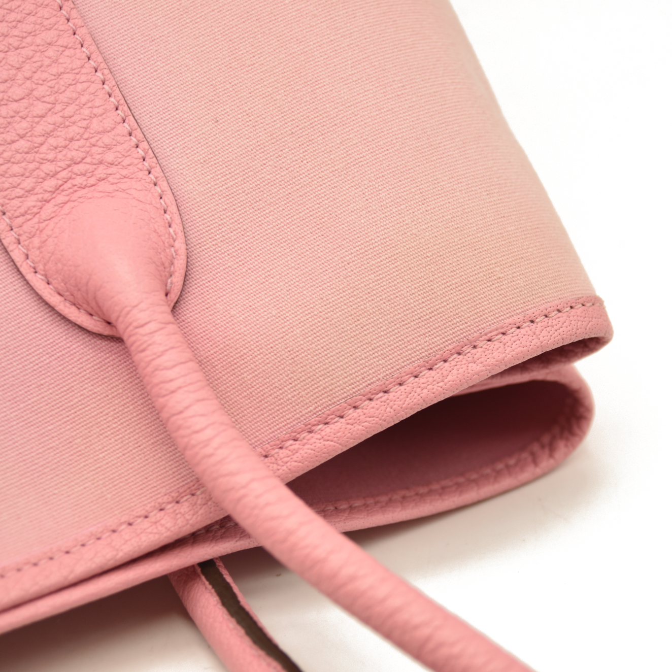 AUCTION $3500 Hermes  Toile Epsom Verso Garden Party 36 MM Bubblegum Rubis Square P