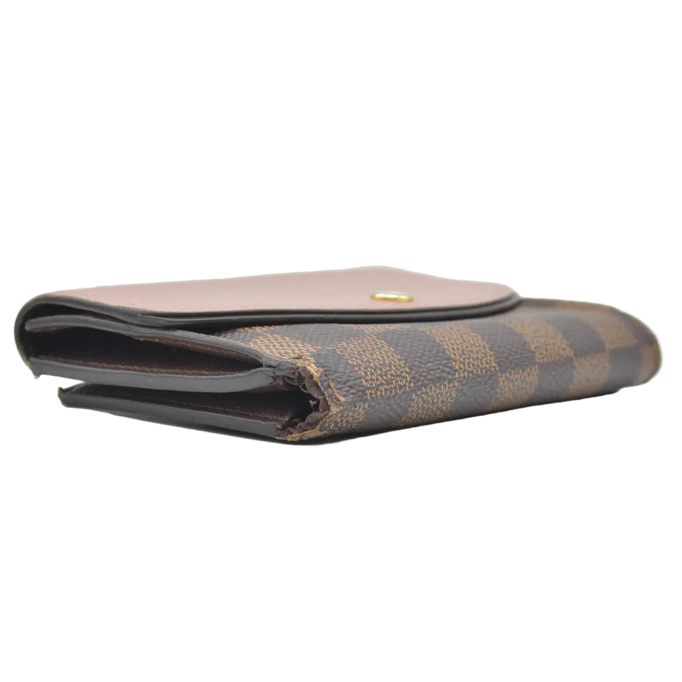 $845 2016 Louis Vuitton Damier Ebene Normandy Wallet SP4126