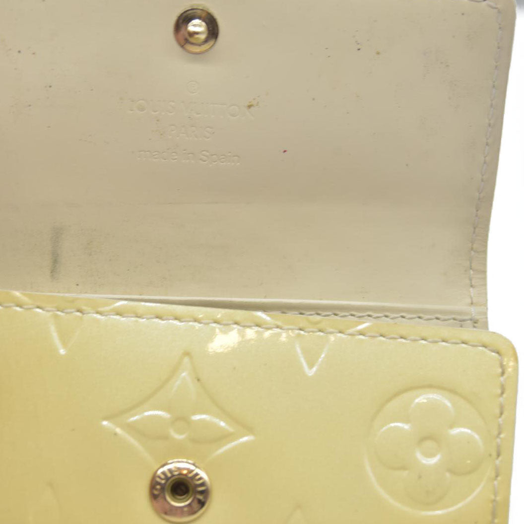 $345 Louis Vuitton Monogram Vernis Leather Multicles 4 Ring Key Case CA0046