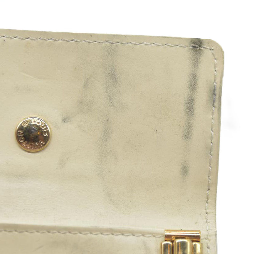 $345 Louis Vuitton Monogram Vernis Leather Multicles 4 Ring Key Case CA0046
