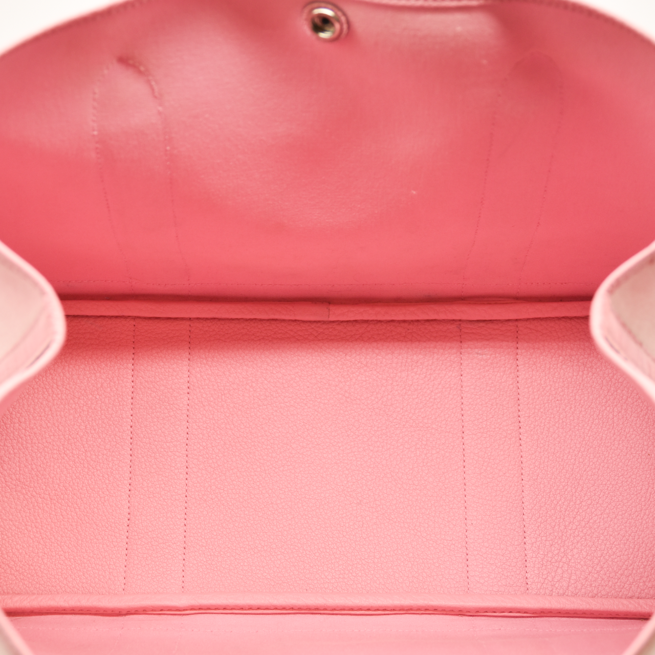 AUCTION $3500 Hermes  Toile Epsom Verso Garden Party 36 MM Bubblegum Rubis Square P