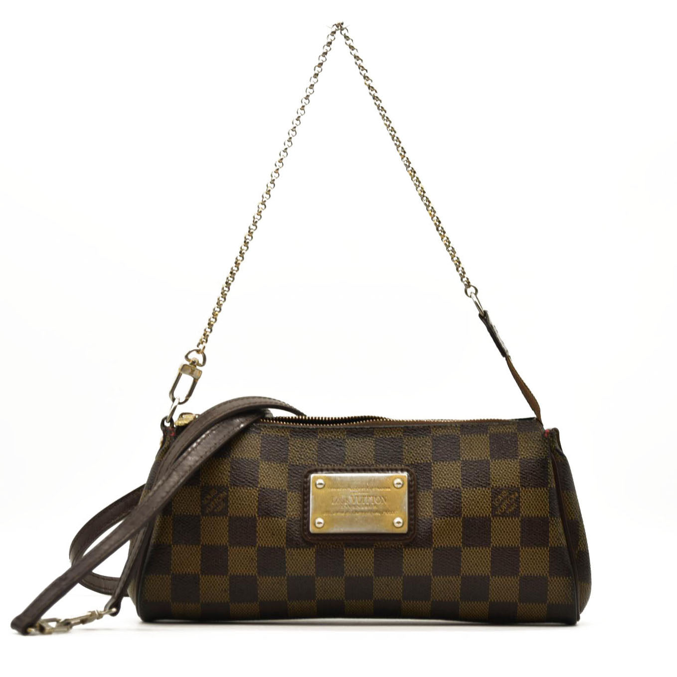 LOUIS VUITTON Damier Ebene Eva Clutch DU0069