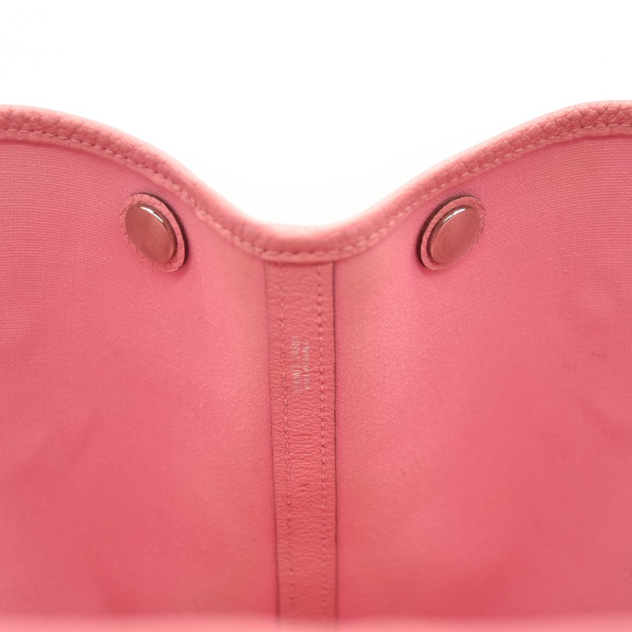 AUCTION $3500 Hermes  Toile Epsom Verso Garden Party 36 MM Bubblegum Rubis Square P