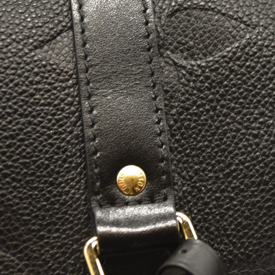 LOUIS VUITTON Empreinte Monogram Giant Keepall Bandouliere 45 Black