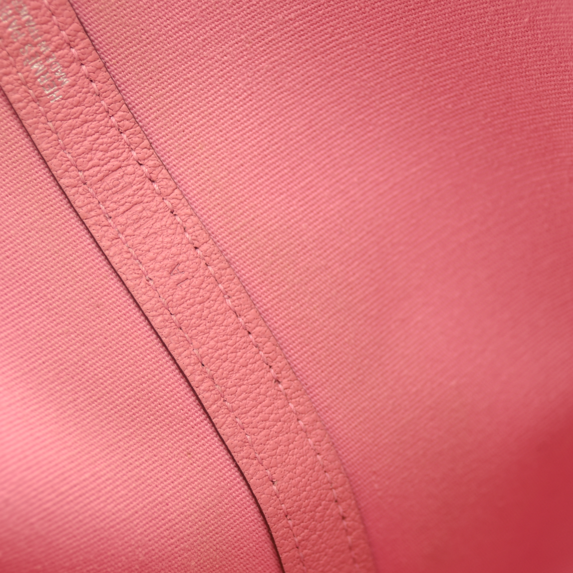 AUCTION $3500 Hermes  Toile Epsom Verso Garden Party 36 MM Bubblegum Rubis Square P