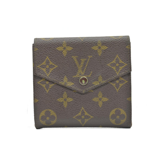 $695 1999 Louis Vuitton Monogram Elise Trifold Wallet 8909AN