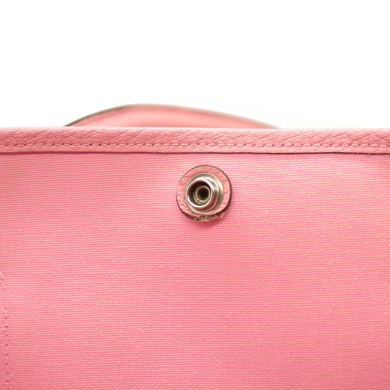 AUCTION $3500 Hermes  Toile Epsom Verso Garden Party 36 MM Bubblegum Rubis Square P