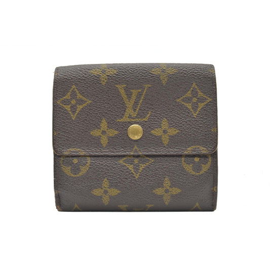 $655 2000 Louis Vuitton Monogram Portefeuille Elise Trifold Wallet SP0010