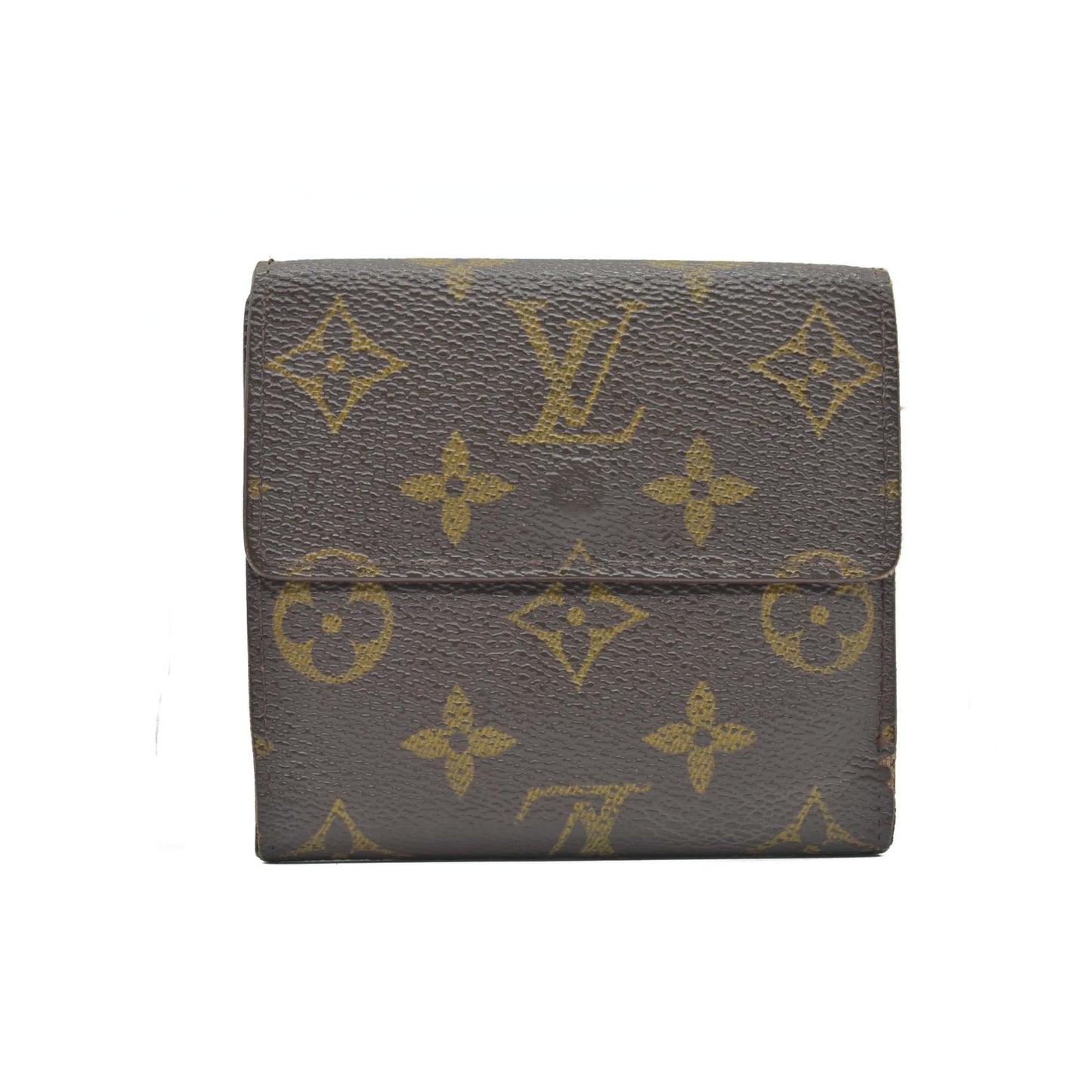 $655 2000 Louis Vuitton Monogram Portefeuille Elise Trifold Wallet SP0010