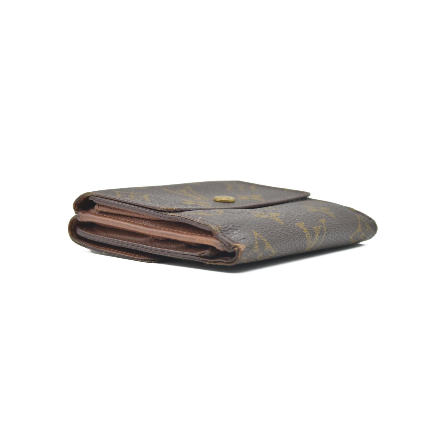 $655 2000 Louis Vuitton Monogram Portefeuille Elise Trifold Wallet SP0010