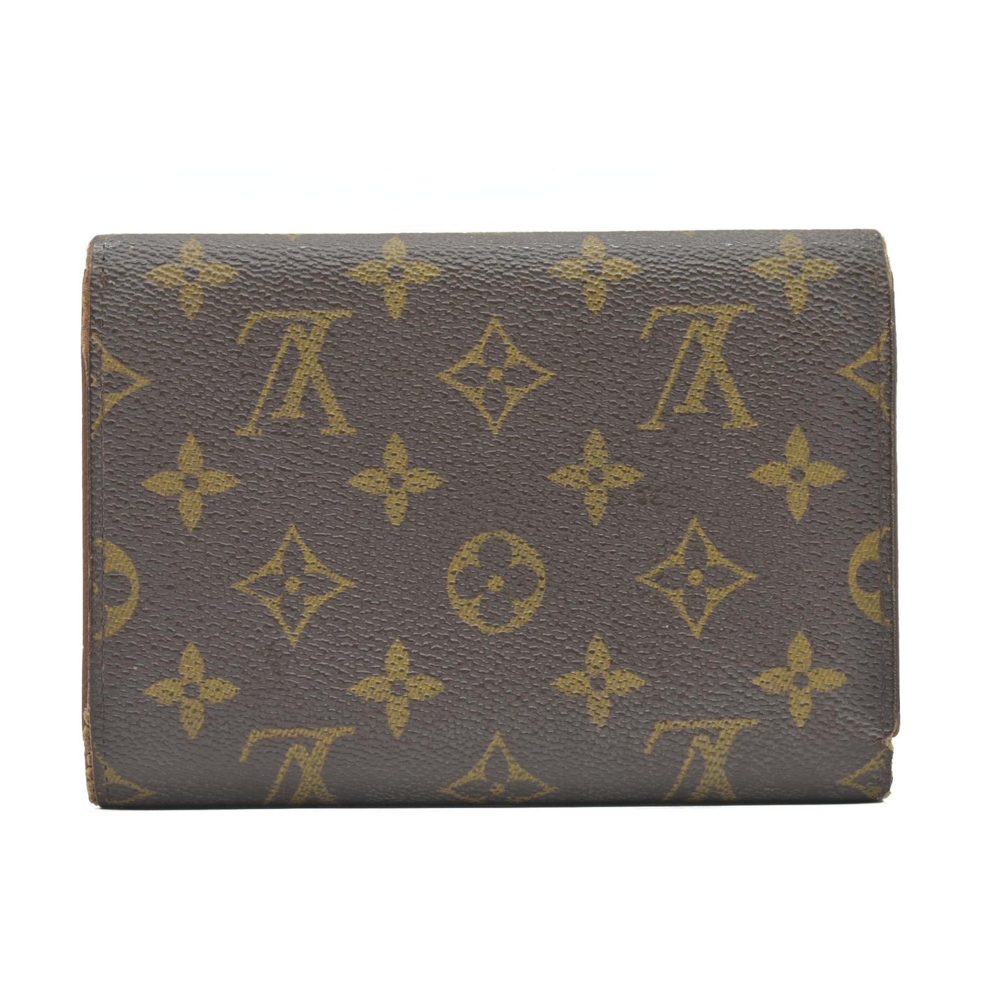 $795 2000 Louis Vuitton Monogram Porte Trésor Etui Papiers Wallet SP0030