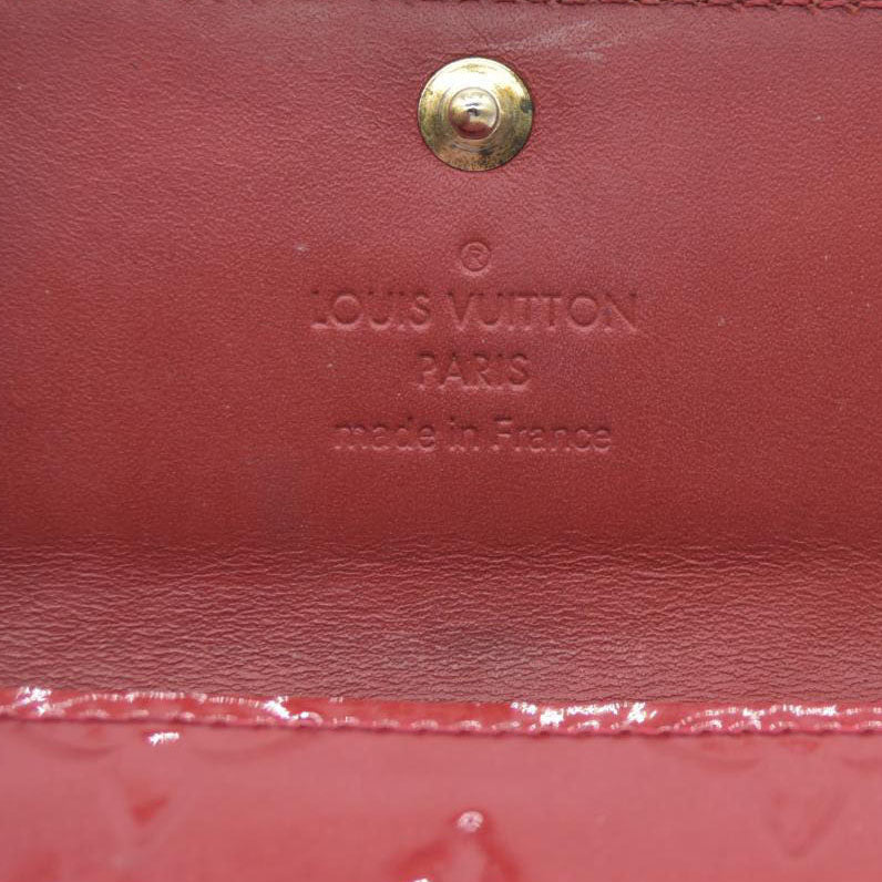 $345 Louis Vuitton Monogram Vernis Leather Multicles 4 Ring Key Case TN2153