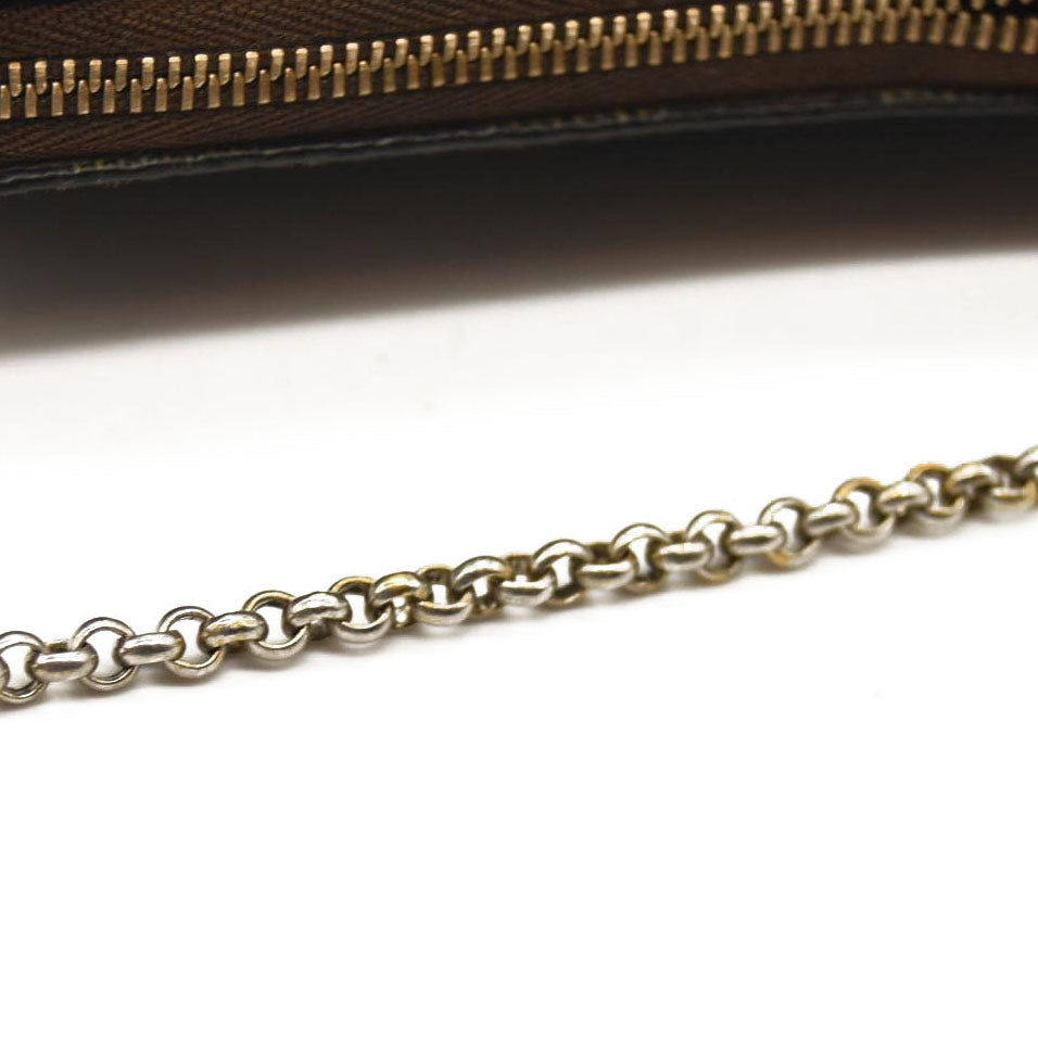 LOUIS VUITTON Damier Ebene Eva Clutch DU0069