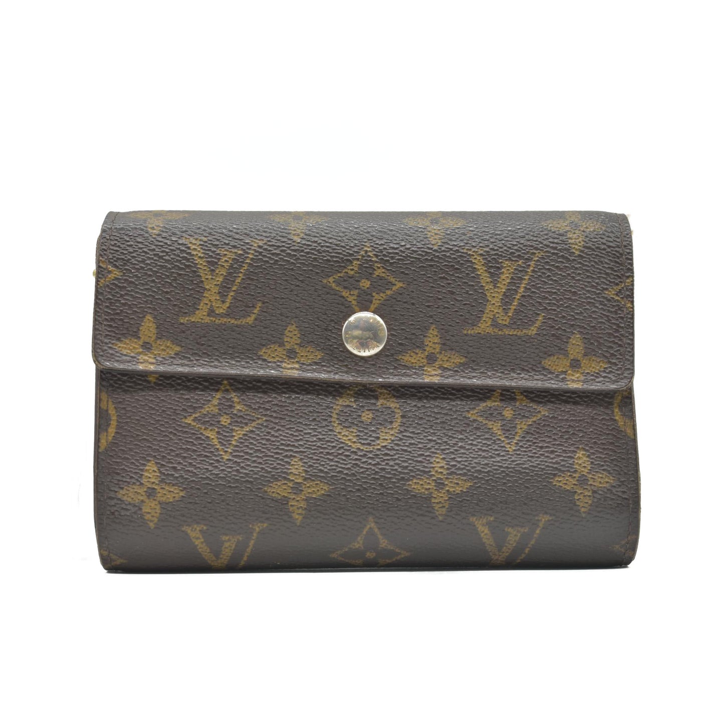 $825 2009 Louis Vuitton Monogram Alexandra Trifold Wallet CA3009